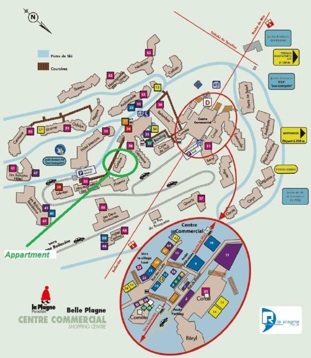 Apartament Carene - Belle Plagne - 8 Personnes La Plagne Zewnętrze zdjęcie